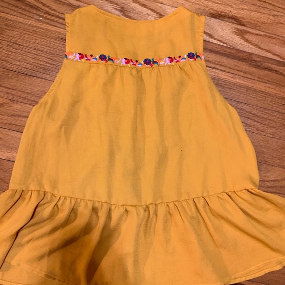 Mustard Embroidered Top - Picture 2 of 3